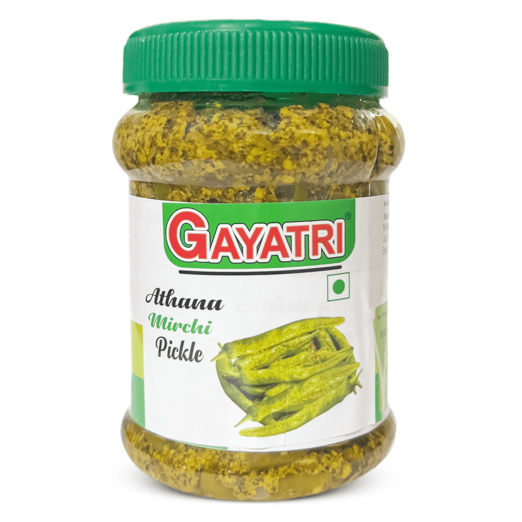 Athana Green Mirchi Pickle Jar